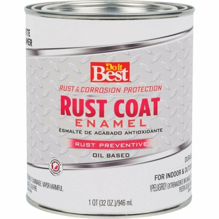 ALL-SOURCE Rust Coat Enamel Primer, White, 1 Qt. 203578D